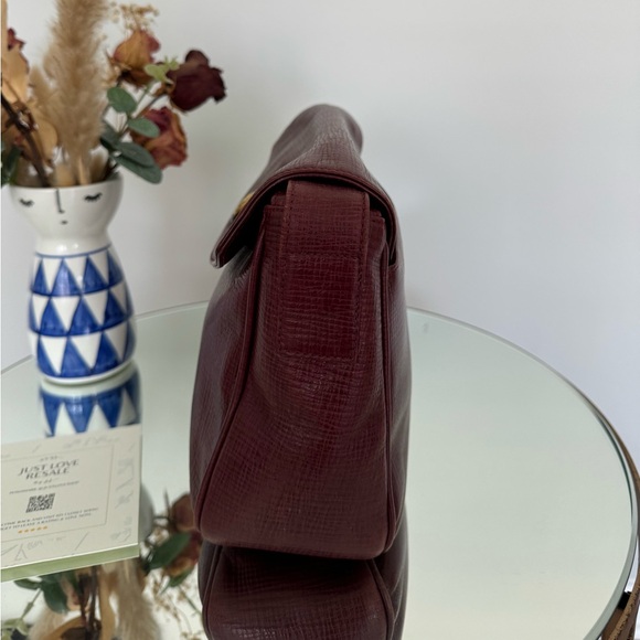 Fendi Vintage Crossbody Bag Bordeaux 1925 Stamp - Picture 12 of 15
